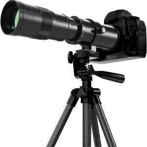 420-800mm Telephoto Lens for Canon - EF Lens for Canon DSLR, Manual Focus MF Zoom Lens for Canon EOS Rebel SL3 SL2 SL1 T8i T7i T7 T6 4000D 1500D 90D 80D 77D 70D 60D 7D 6D 5D 1D DSLR Cameras