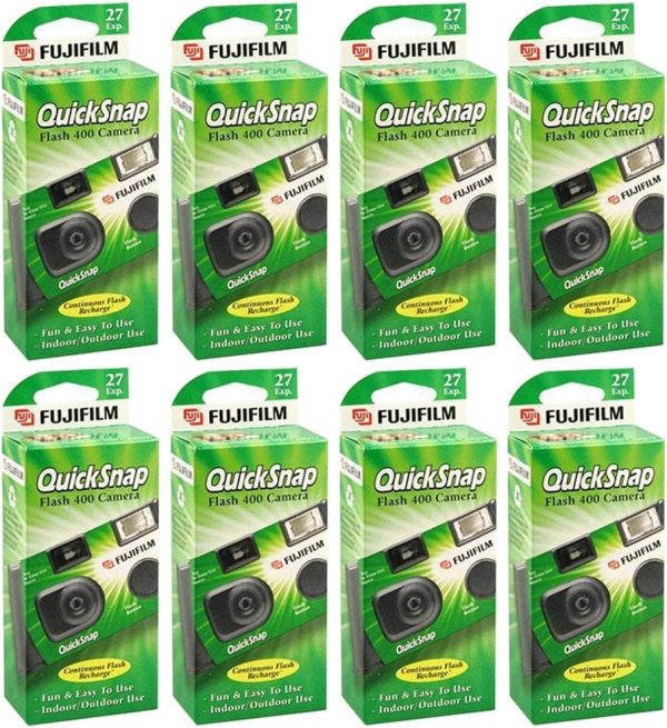 Fujifilm QuickSnap Flash 400 One-Time-Use Camera - 2 Pack